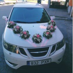 car decoration for the wedding